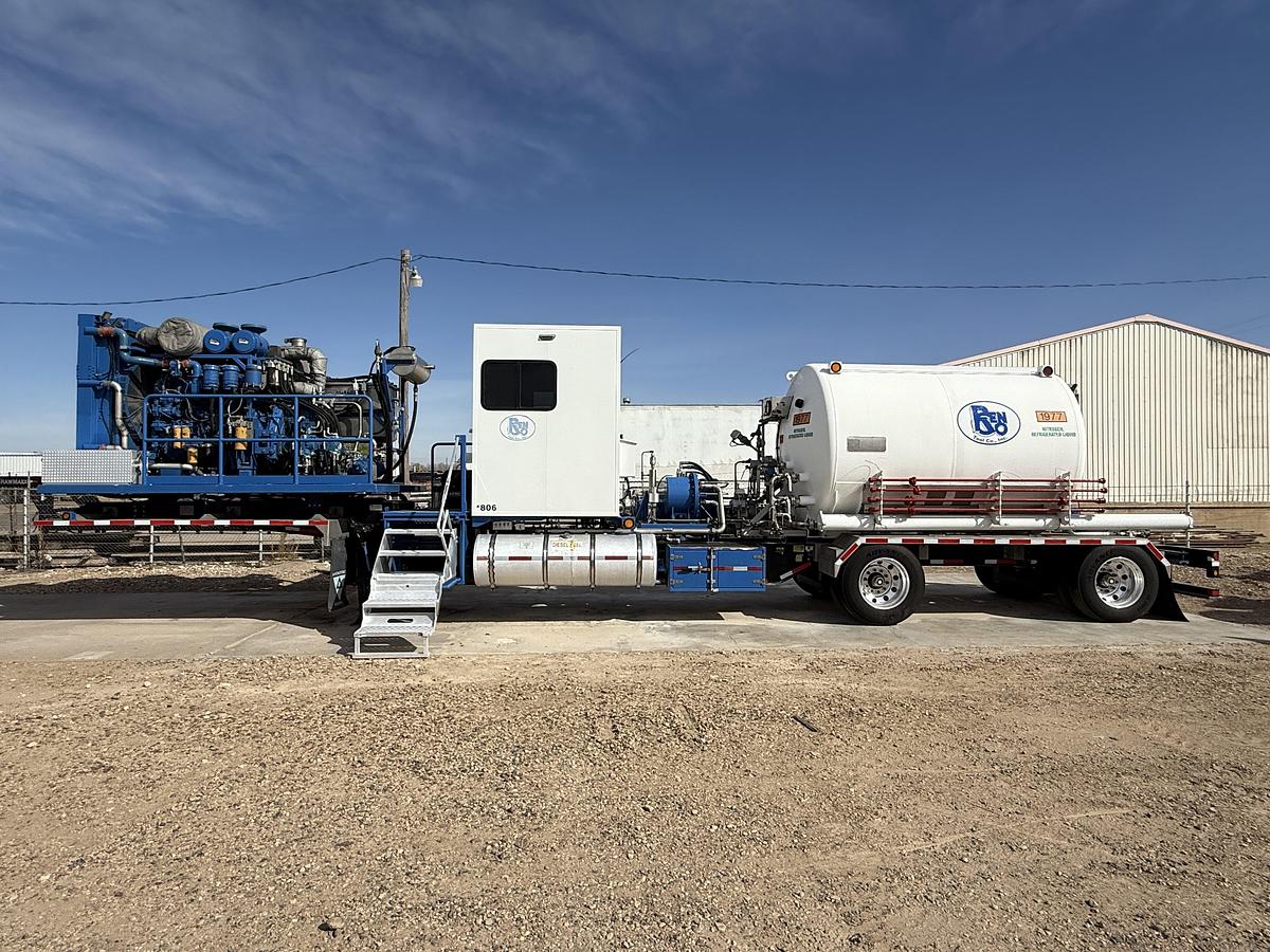 Used 2018 CS&P 270K SCFH 10K WP NITROGEN PUMPER MTD ON 2018 LOADCRAFT T/A TRAILER