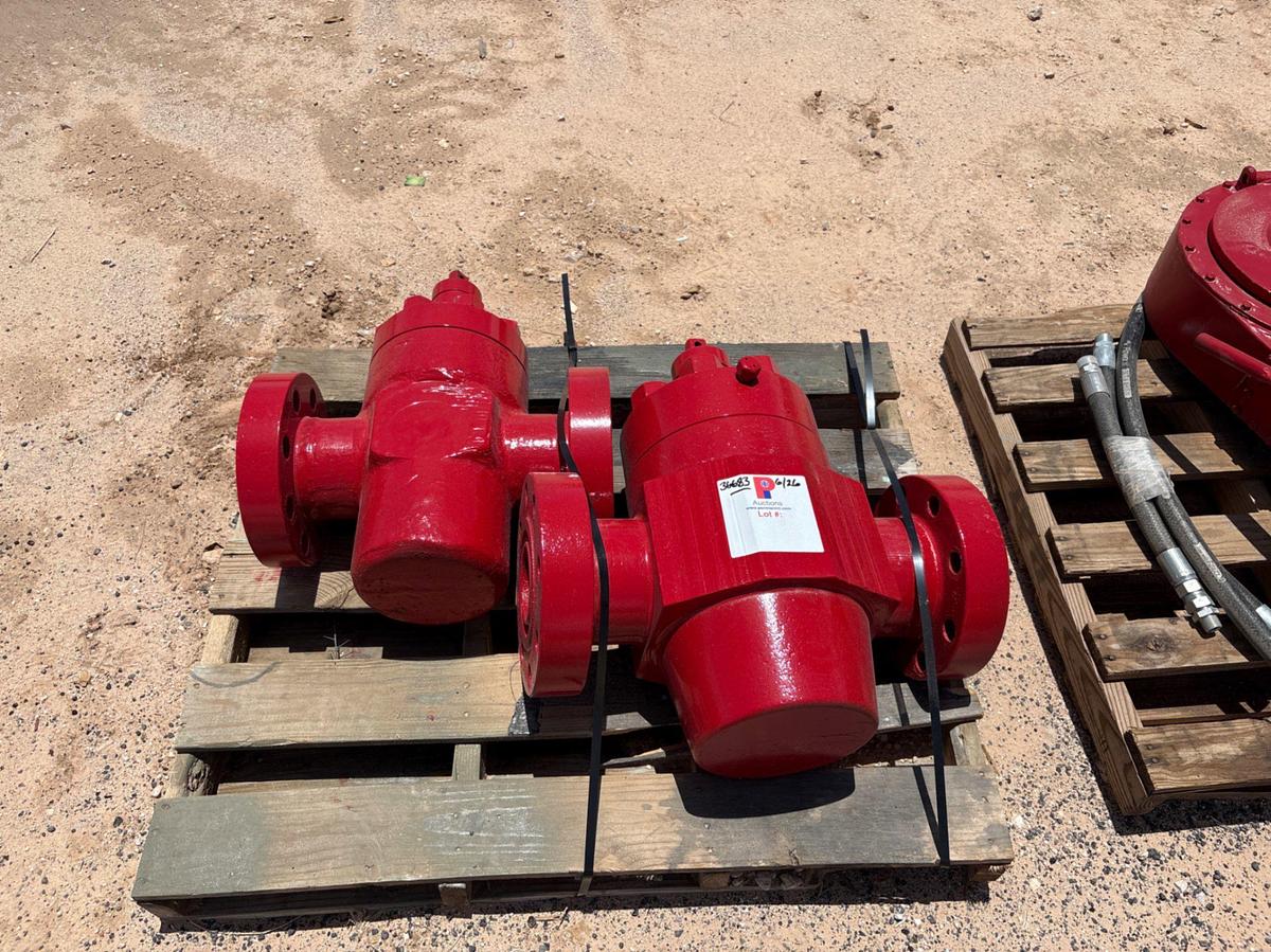 Used (2) 4-1/16” gate valves