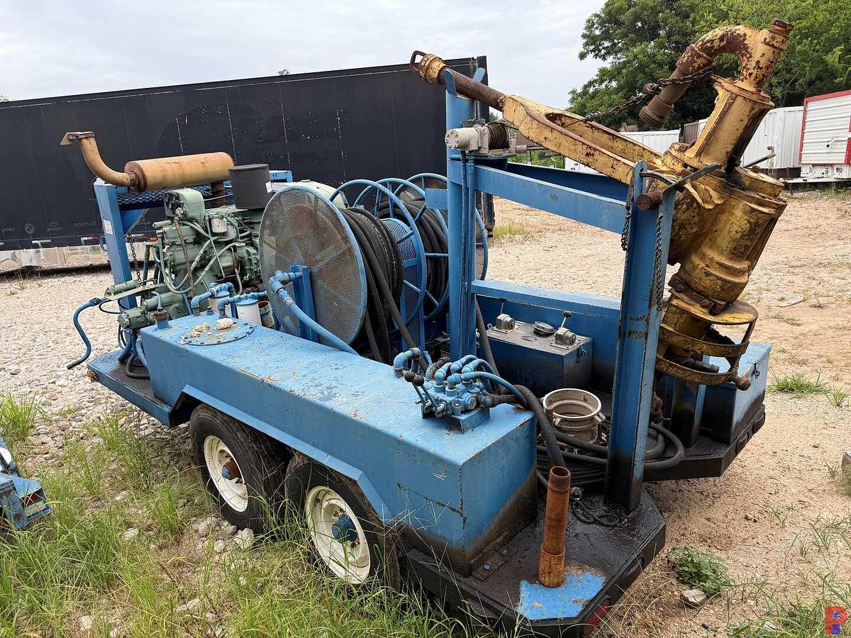 Used EVCO 85 TON POWER SWIVEL MTD. ON 19’ T/A GOOSENECK TRAILER