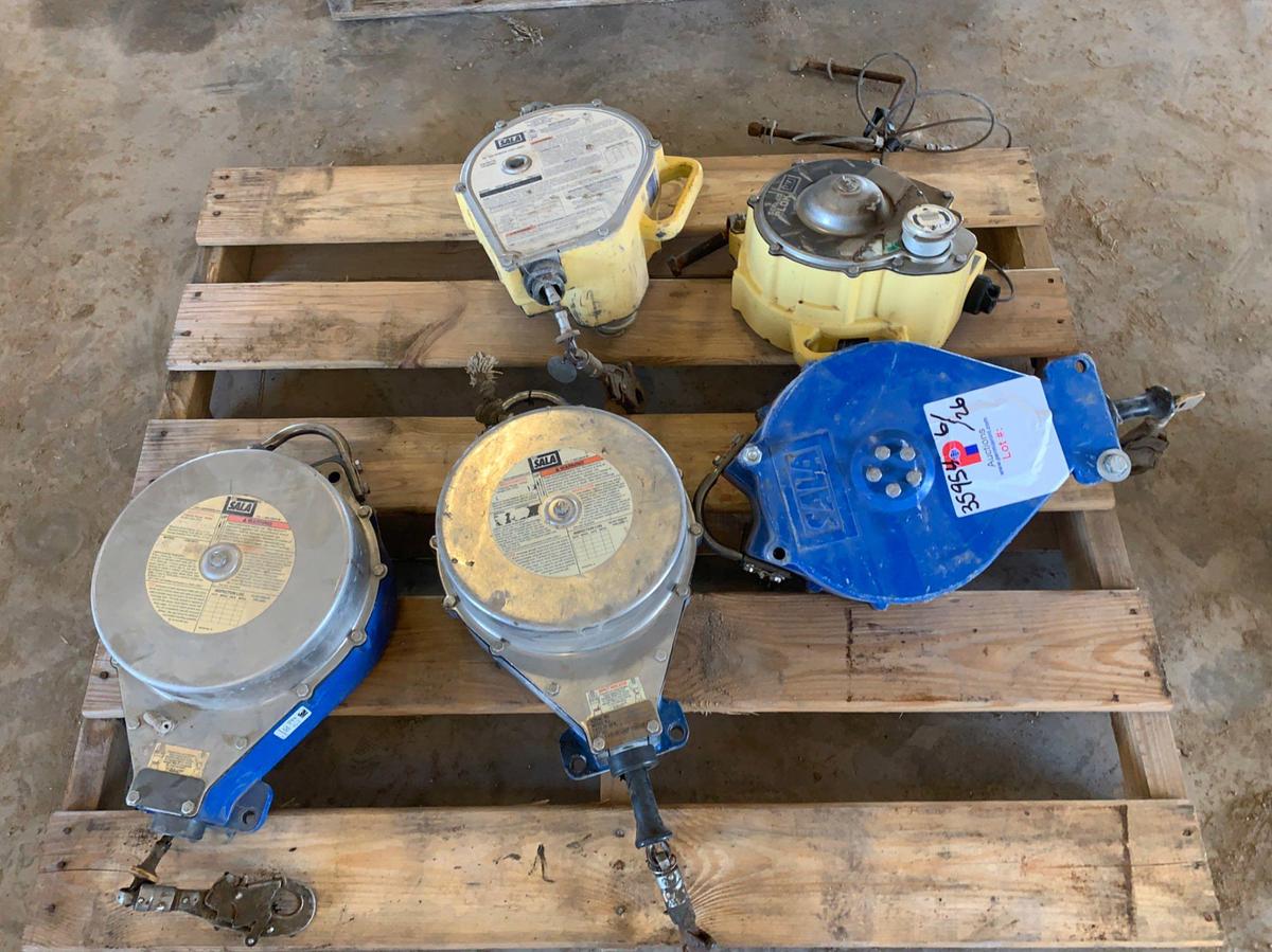 Used (5) SALA 130’ and 85’ Fall Protection System