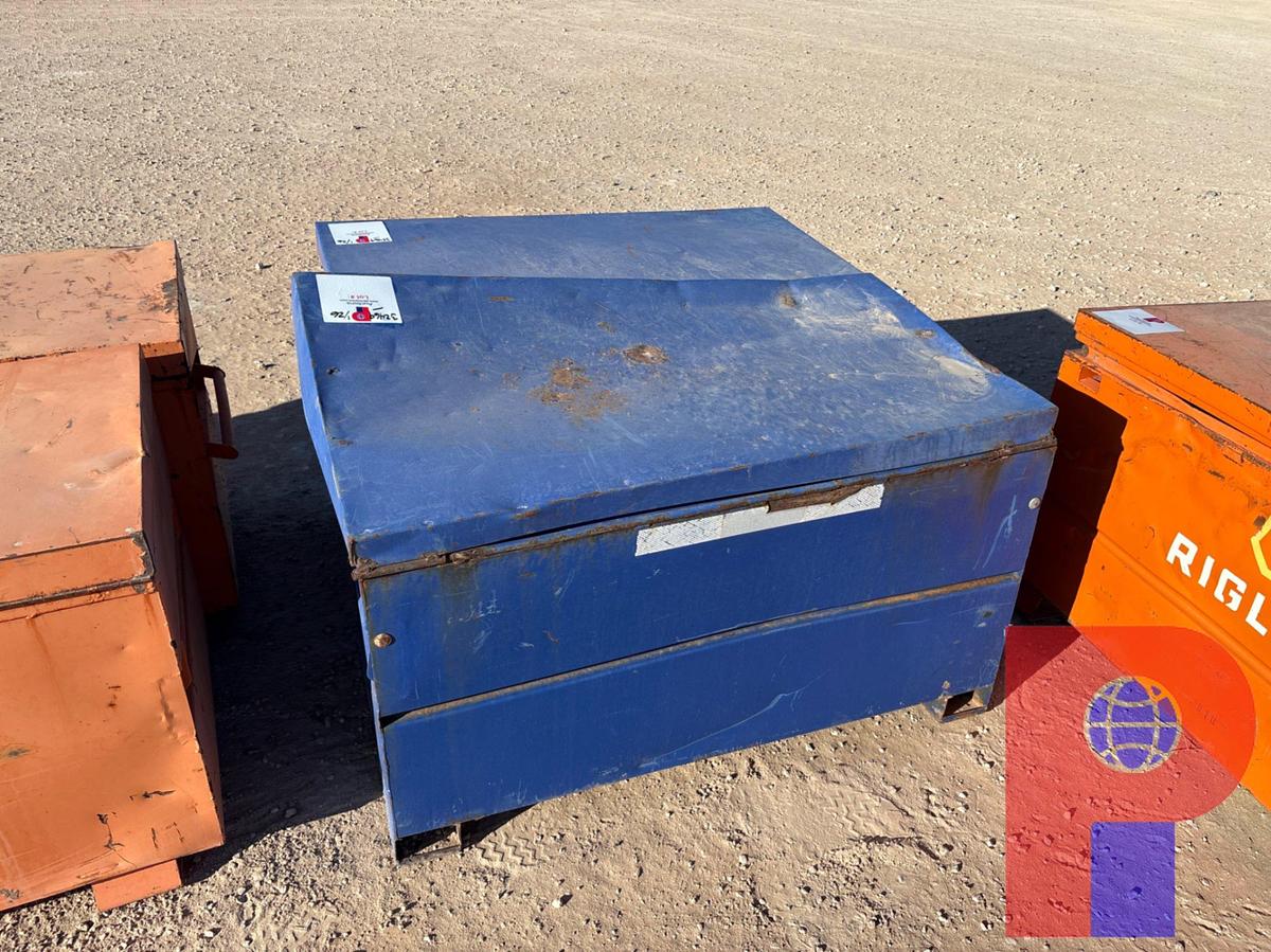 Used (2) 4’ X 2’ X 2’ JOB BOX TOOLBOXES