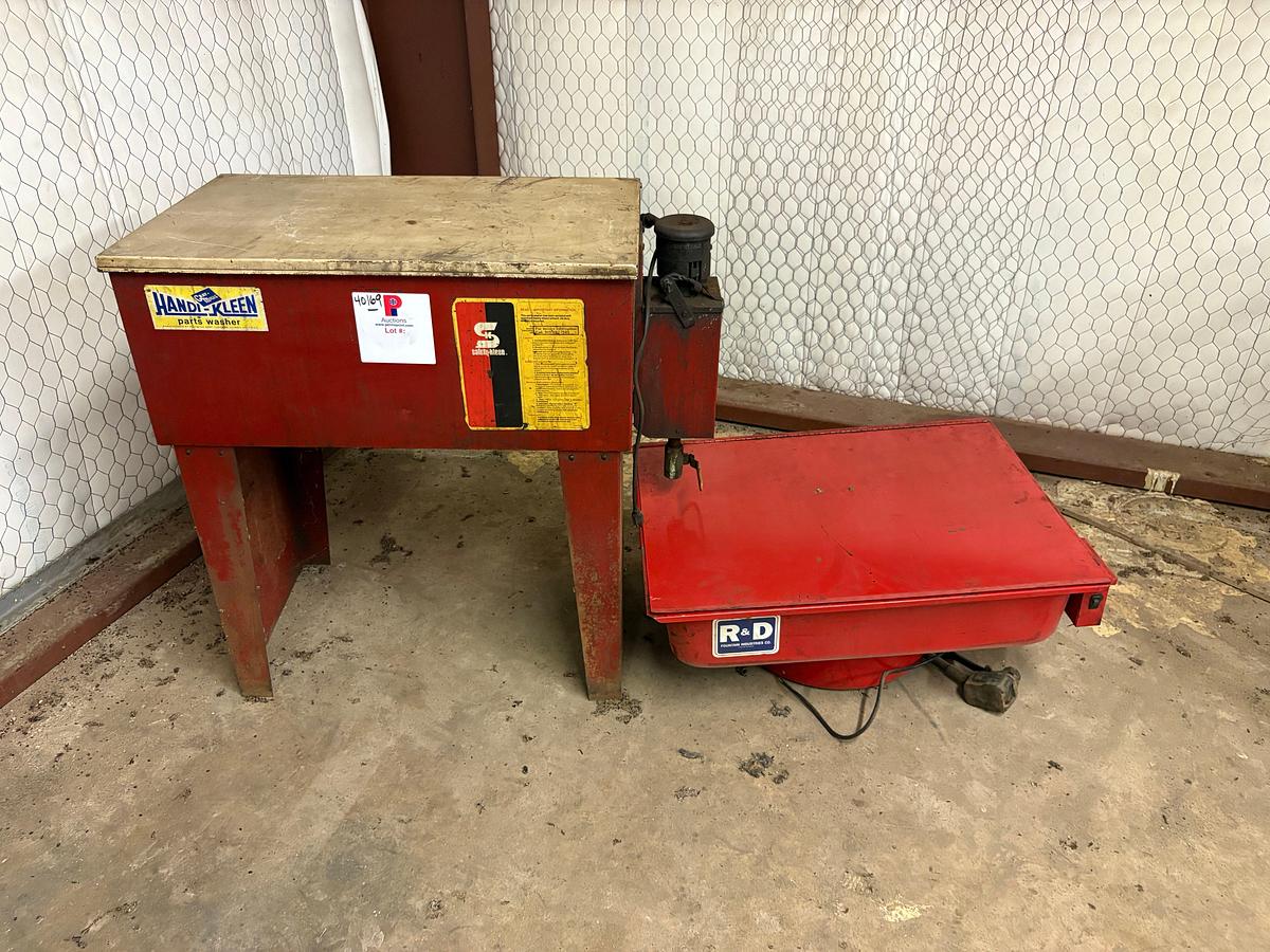 Used Safety-kleen parts washer sink w/ R&D parts washer sink