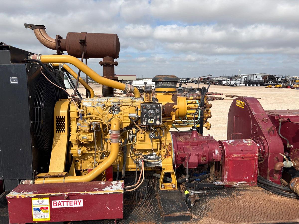 Used Harlow sammons HSJWS-5S Quintaplex pump, skidded