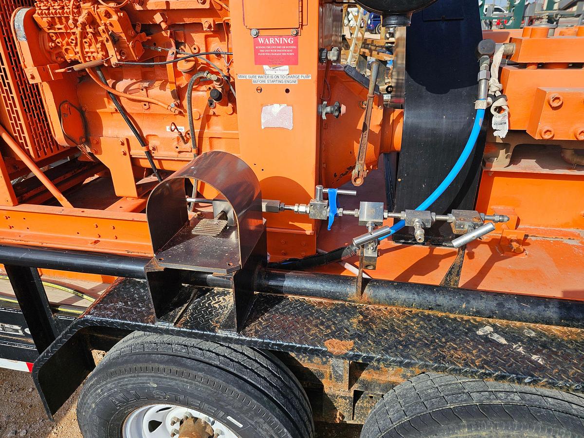 Used NLB CORP. 10,000PSI HYDROSTATIC TEST TRAILER