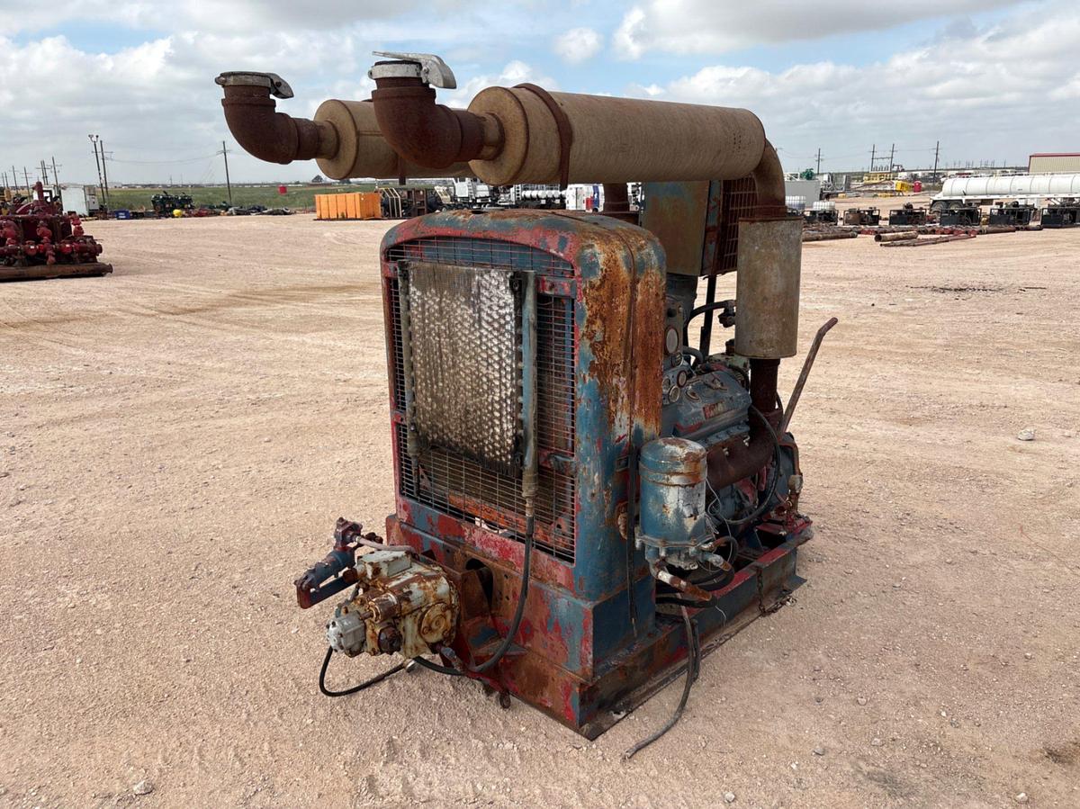 Used Detroit diesel 6v71 engine w/ Eaton 5-speed transmission