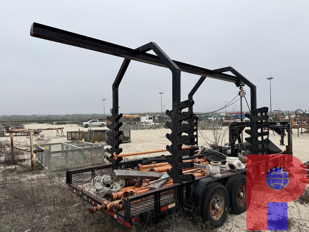 Used 2012 TRI-W 20’ T/A MONORAIL GOOSENECK TRAILER
