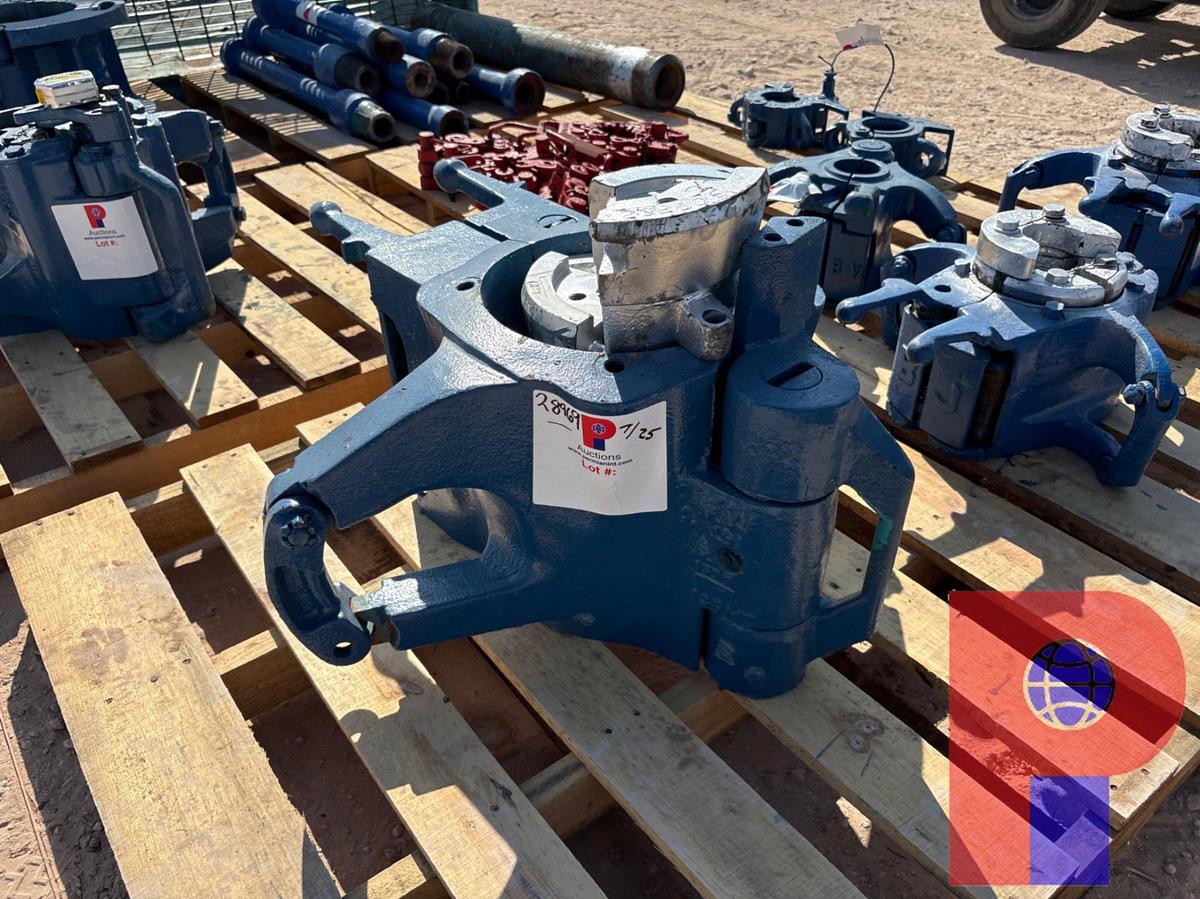 Used MW 150TON SLIP TYPE ELEVATOR W/ 3-1/2” SLIPS