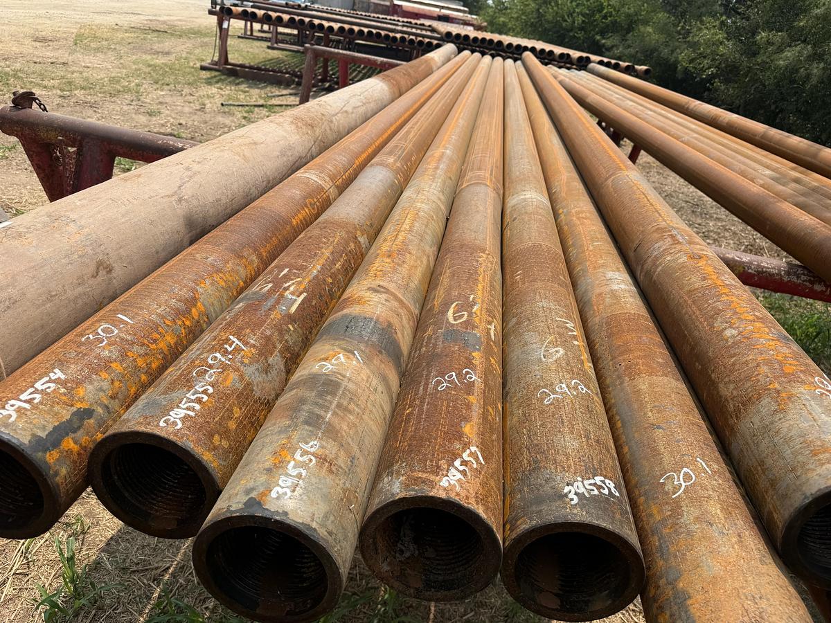 Used 6-3/16”OD x 2-1/4”ID x 29.1’L 4-1/2” XH SLICK DRILL COLLAR
