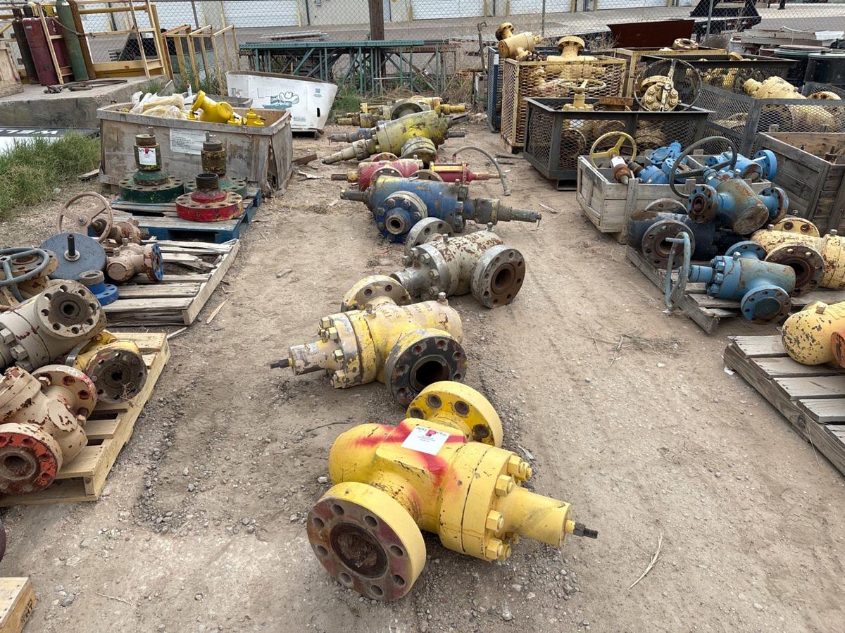 Used (9x$) (6) 4-1/16” 10K gate valves & (3) 4-1/16” 5K gate valves