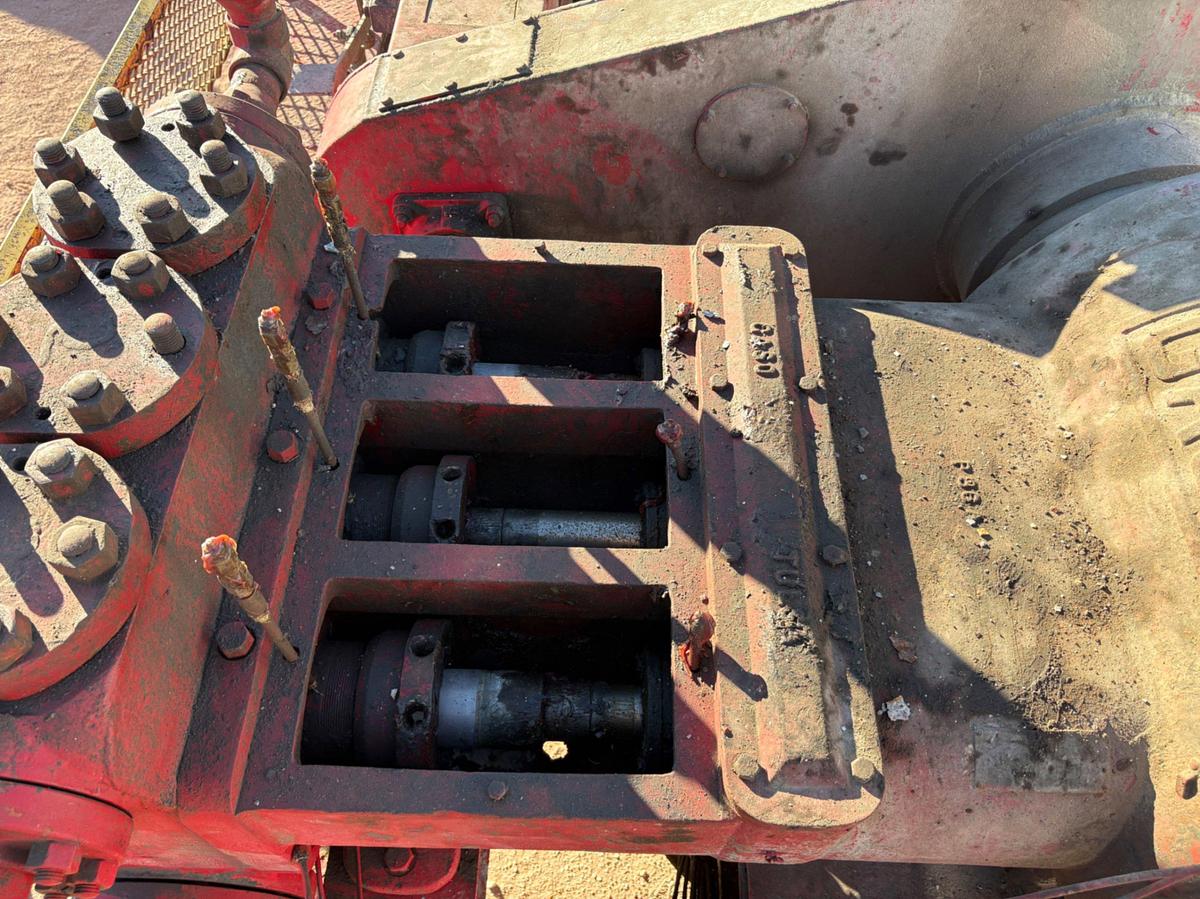 Used GASO TRIPLEX PUMP MTD ON 45’ T/A STEPDECK TRAILER