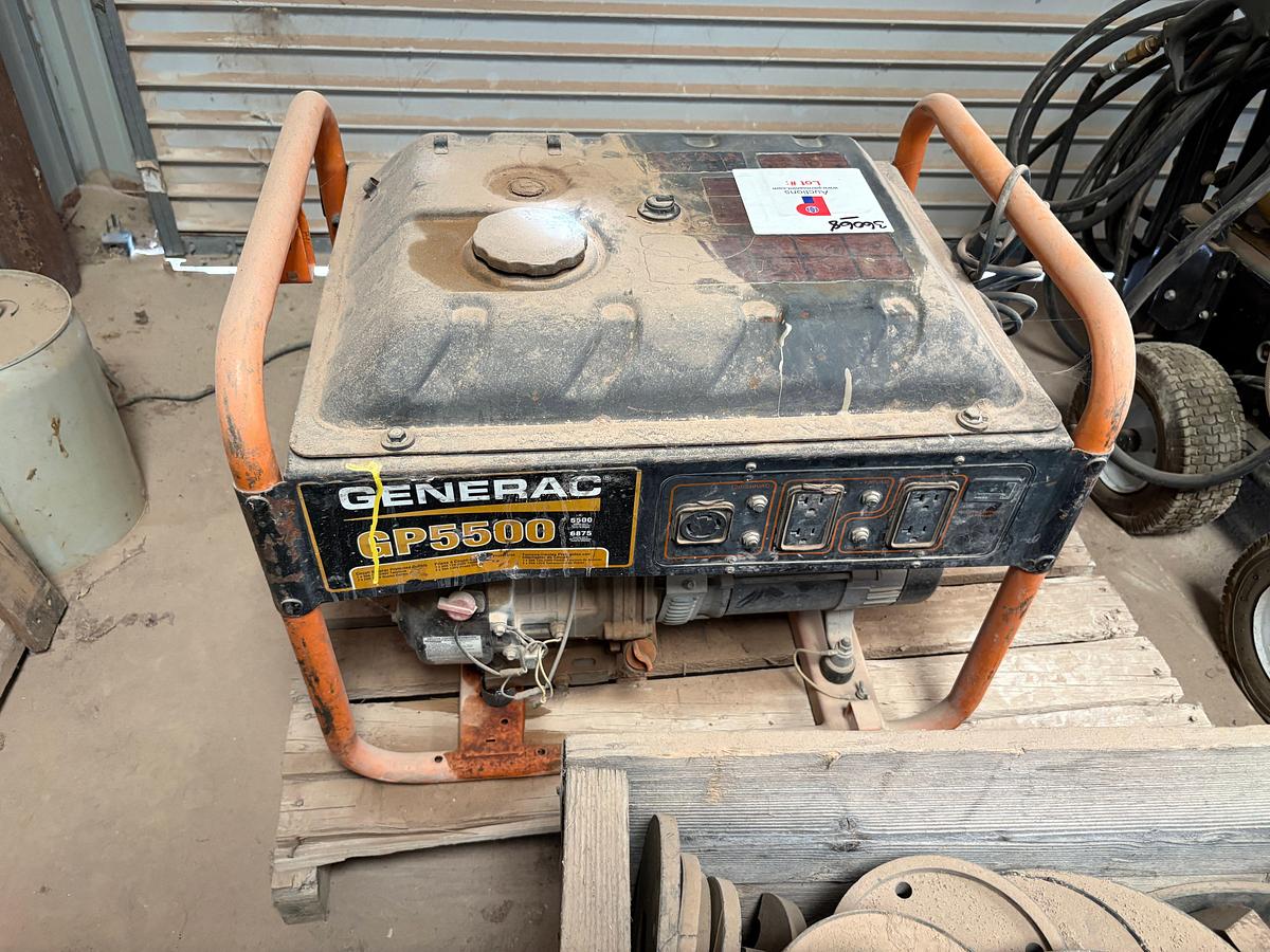 Used Generac gp5500 portable generator, powerhorse 7000 generator, & Alkota 320AX4 pressure washer