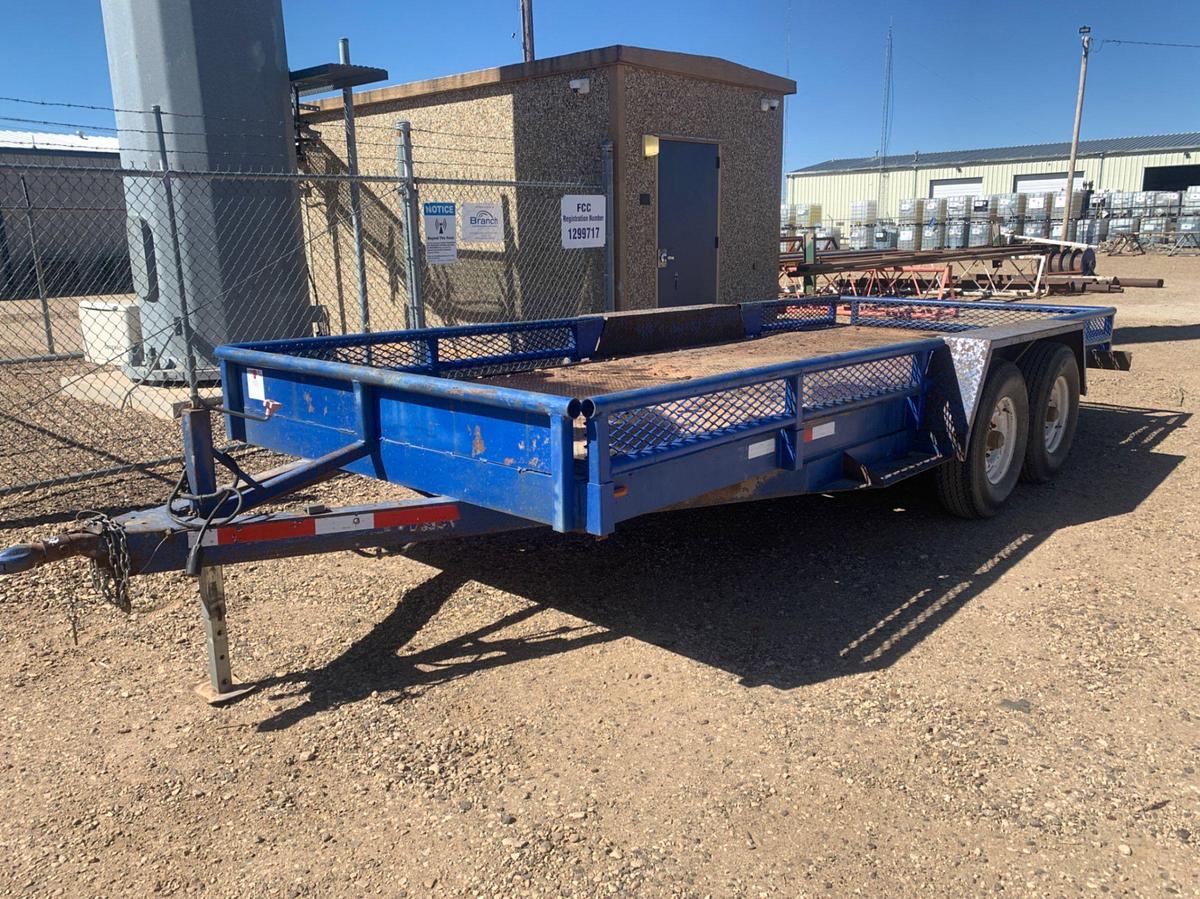 Used 1997 WTA 18’ x 7’ Bumper Trailer 180” WB 7,000lbs axles