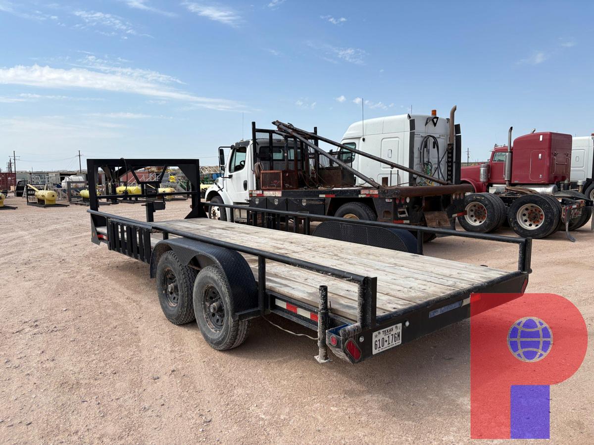 Used SHOPBUILT 21' X 7' T/A GOOSENECK TRAILER