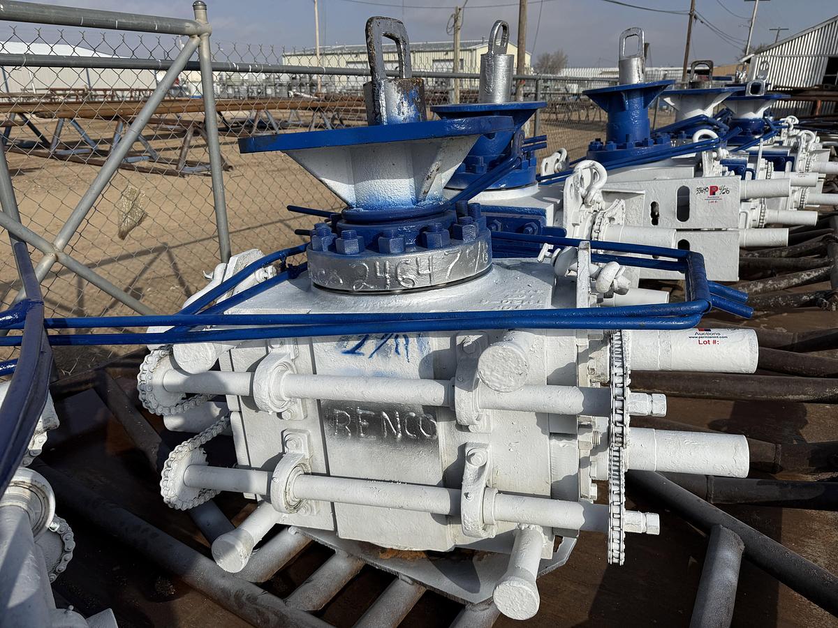 Used 7-1/16 TOWNSEND 3M 2-7/8 DBL MANUAL BLOWOUT PREVENTER, CHARTED