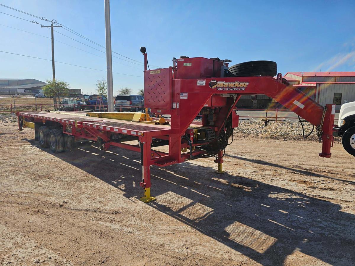Used 2023 HAWKER WELL WORKS  30'X8.5' T/A GOOSENECK PIPE HANDLER