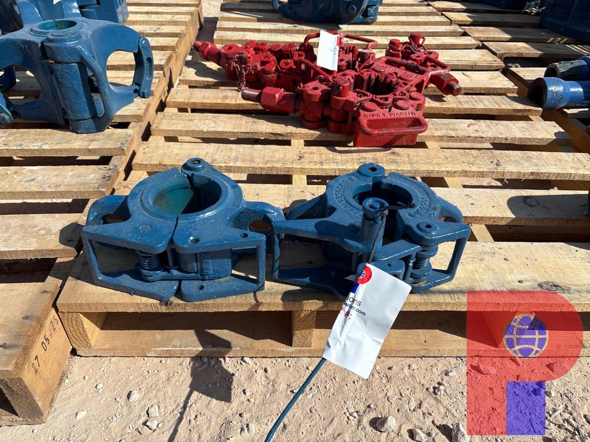 Used (2) BJ & AOT 5-TON ELEVATORS, 3” & 4”