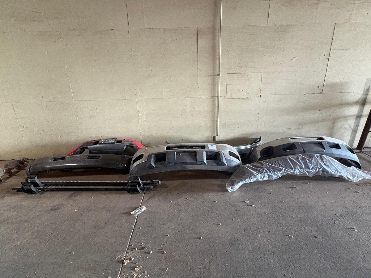 Used (5) pickup truck front bumpers & (2) ford running boards