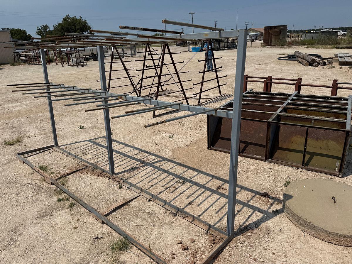 Used LOT W/ 5-TOOL RACKS & 1-DBL SHELF