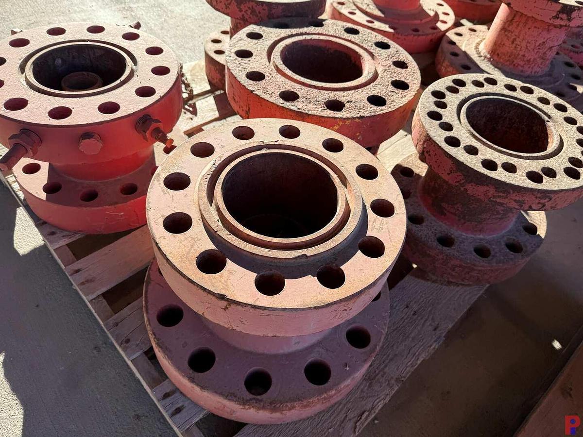 Used (4) PALLETS OF 2-1/2” - 8-1/8” ADAPTER SPOOLS