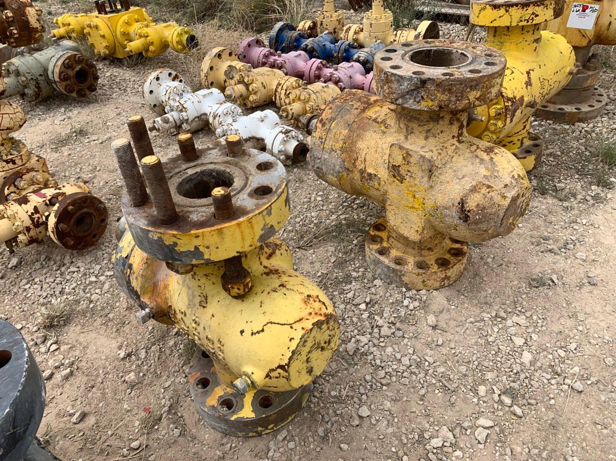 Used (6) 4”-7-1/16” 5k Manual Gate Valves