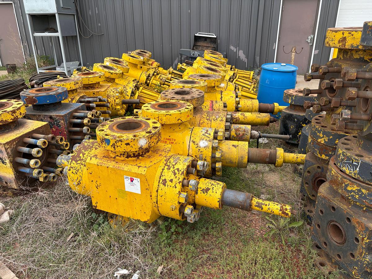Used (12x$) 7-1/16” 10k frac valves
