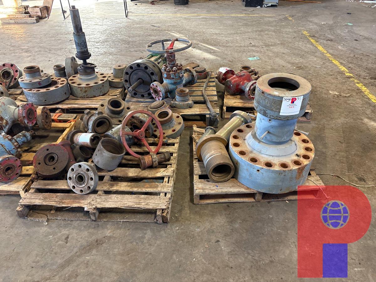Used (1) 24”OD 15K LUBRICATOR FLANGE, W/ 2”-4” WECO FLANGES & HAMMER UNIONS