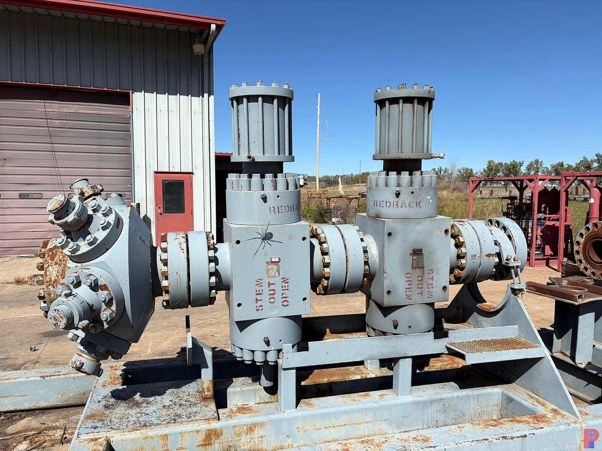 Used (3X$) (2) JF 7-1/16” 15K HYDRAULIC FRAC VALVES & (1) 7-1/16” 15K GOAT HEAD