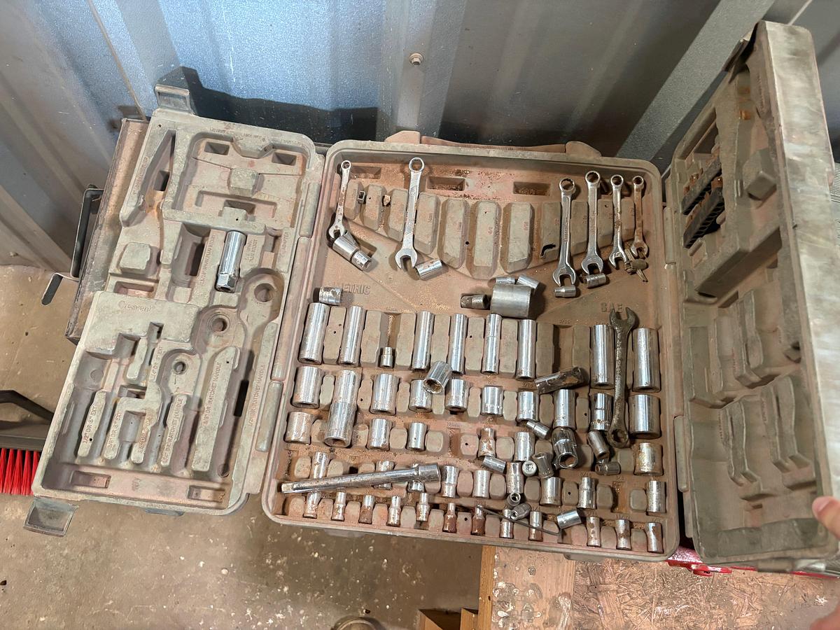 Used (3) crescent socket sets w/ assorted lift nubbins, slip parts, etc.