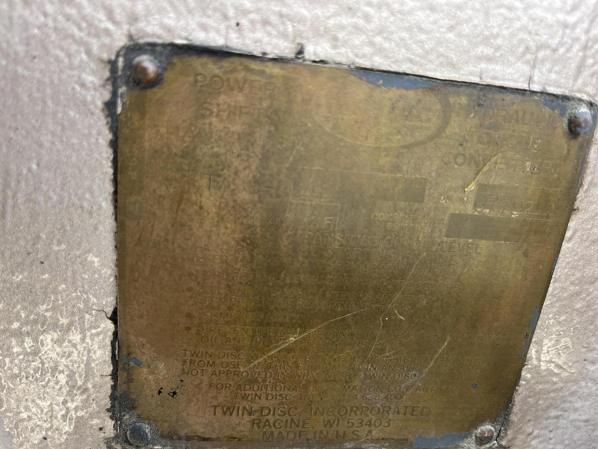 Used TWIN DISC TA90-8501 TORQUE CONVERTER