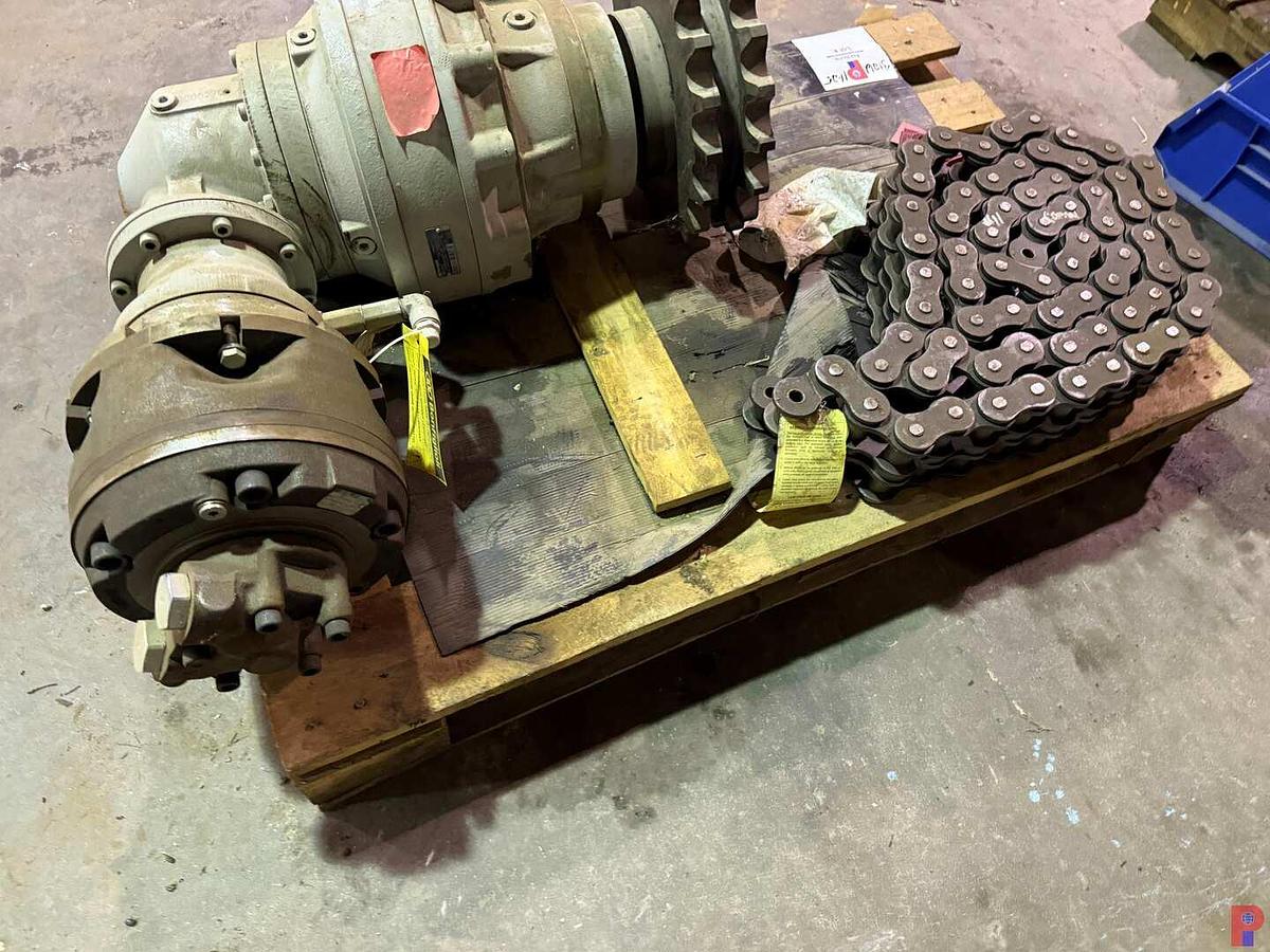 Used REBUILT COIL TUBING INJECTOR GEAR BOX RIGHT ANGLE DRIVE & CHAIN