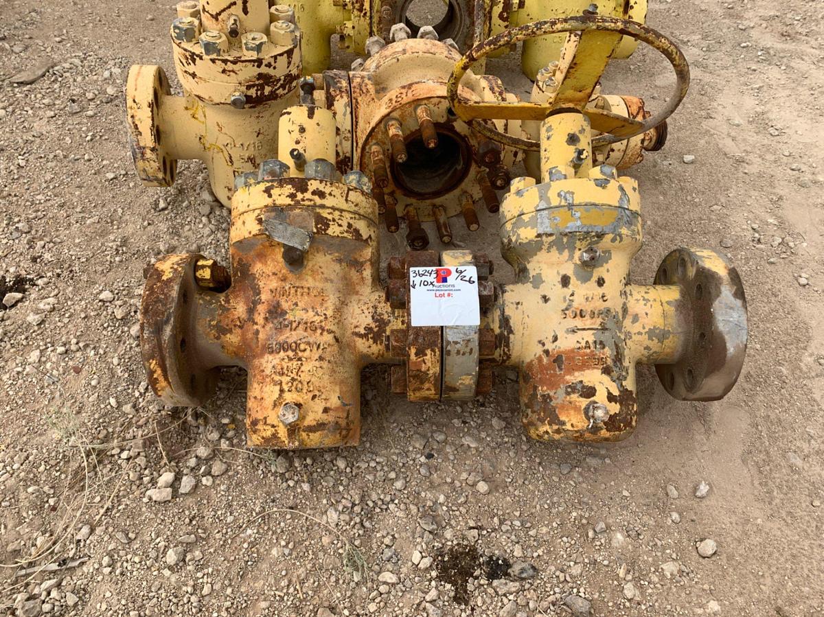 Used (8) 1” to 4” 5k Manual Gate Valves