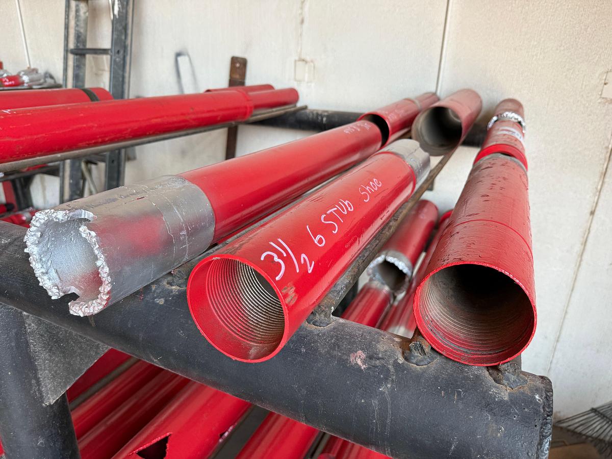 Used (7) 3-1/2” THRU 5-5/8” WASH PIPE SHOES