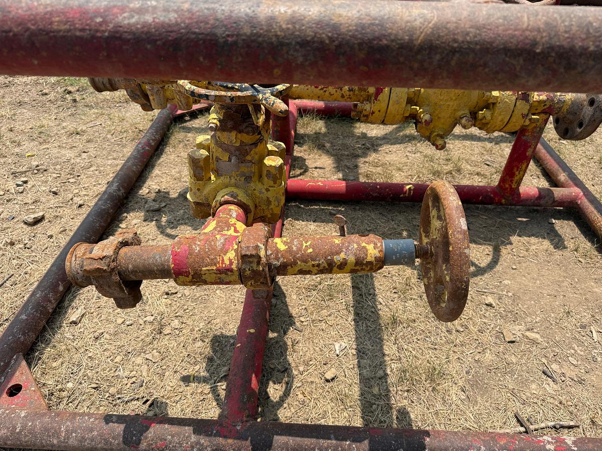 Used (4) 3K WP GATE VALVE & CHOKE MANIFOLD