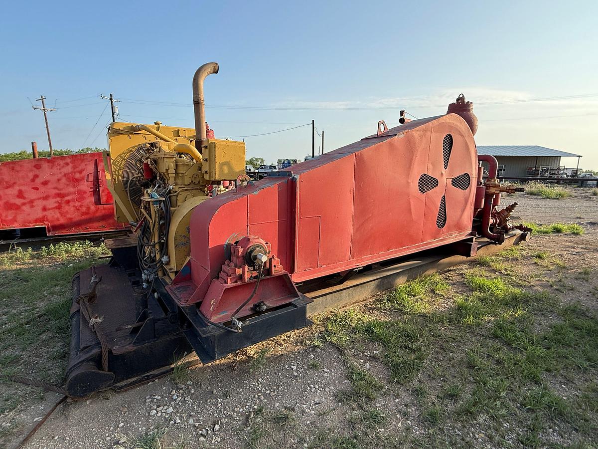 Used CONTINENTAL EMSCO D-300 DUPLEX MUD PUMP P/B CATERPILLAR 3406TA