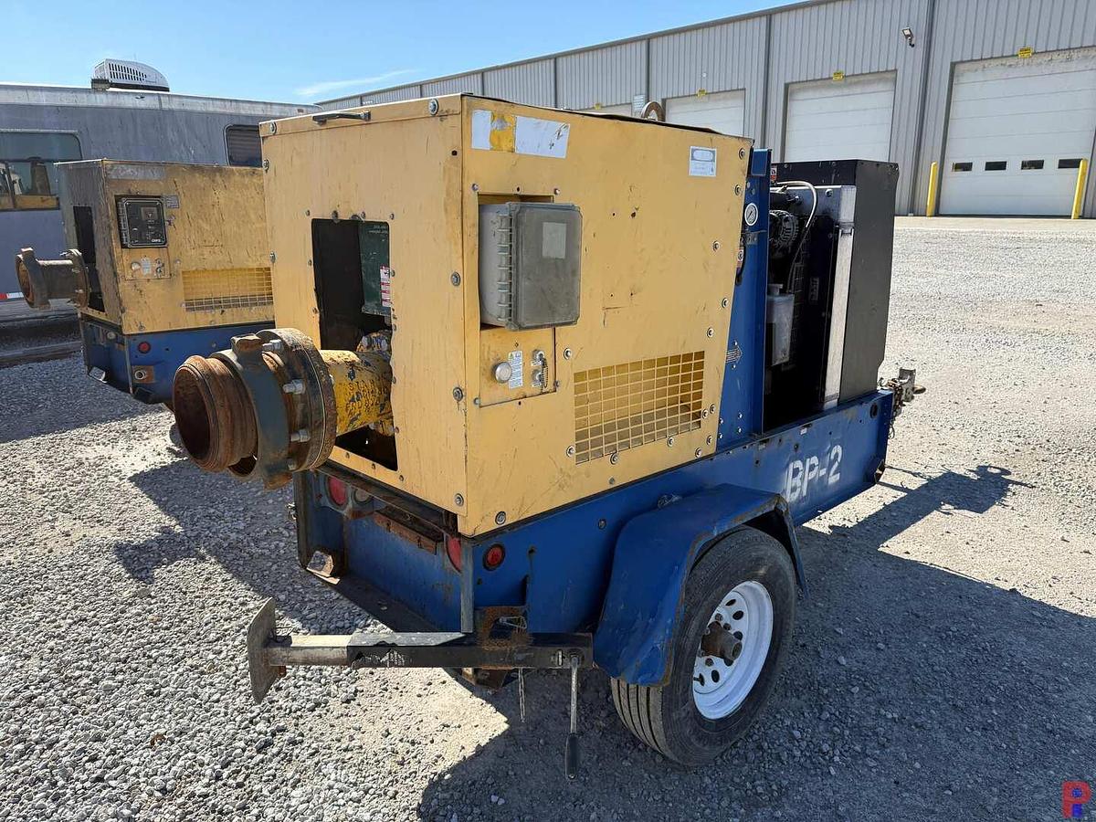 Used PIONEER 6X8X14 CENTRIFUGAL PUMP P/B JOHN DEERE 4024HF285 80 HP TOWABLE PUMP