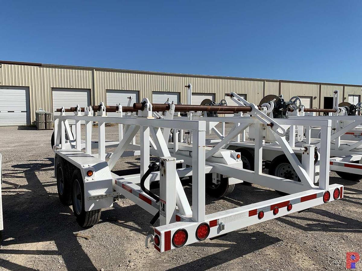 Used 2025 ANACONDA MFG LLC 26’ T/A PINTLE HITCH 4 REEL TRAILER