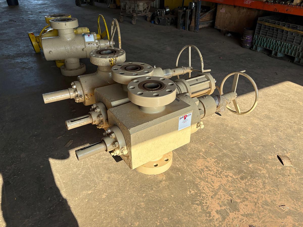 Used (3x$) (2) 4-1/16” 15k & (1) 5-1/8” 10k gate valves