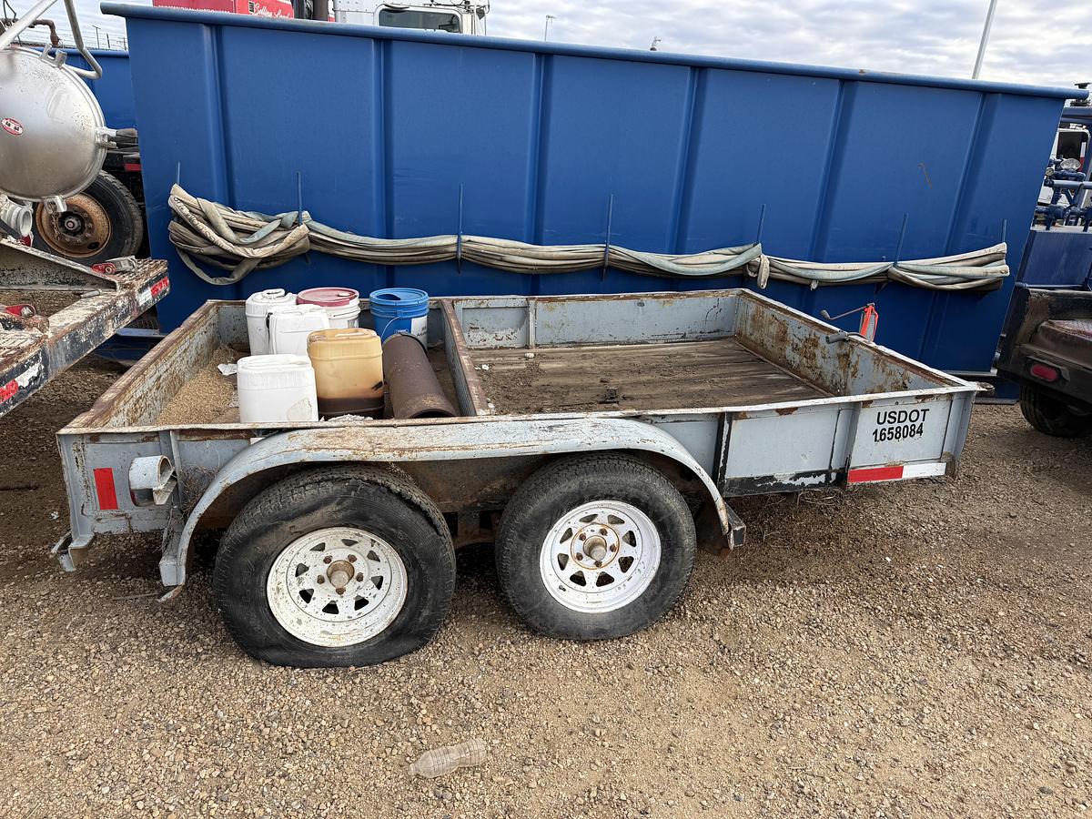 Used 1996 BIG TEX 10’ T/A BUMPER PULL UTILITY TRAILER