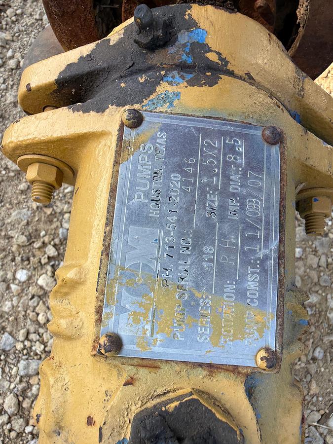 Used (4) ASSORTED MISSION CENTRIFUGAL PUMPS