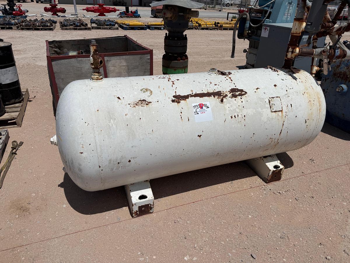 Used (2) STEEL AIR TANKS (1) 220 GAL & (1) 240 GAL