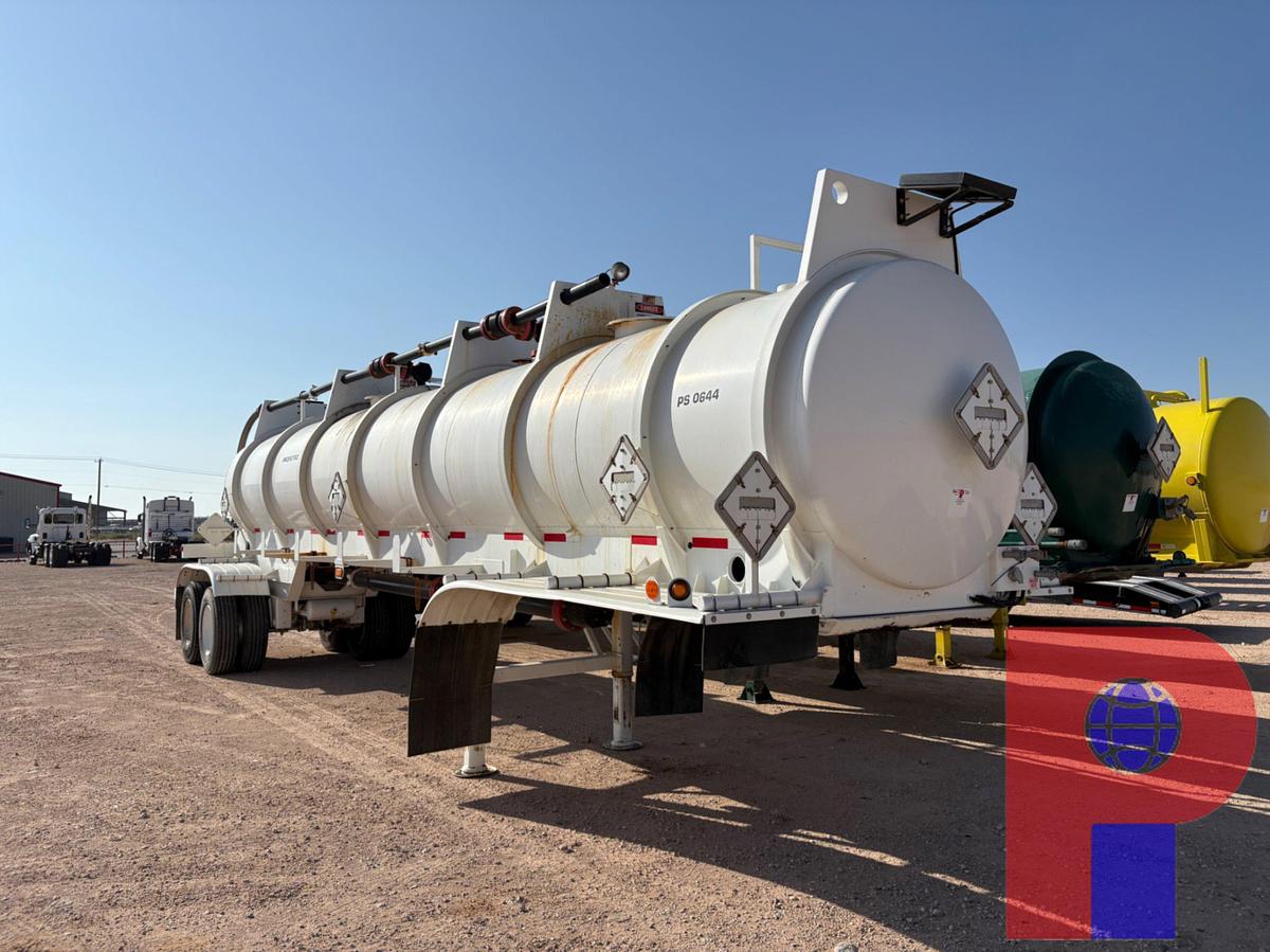 Used 2019 WORLEY WELDING WORKS 5,000GAL 3-COMPARTMENT T/A ACID TRANSPORT TRAILER