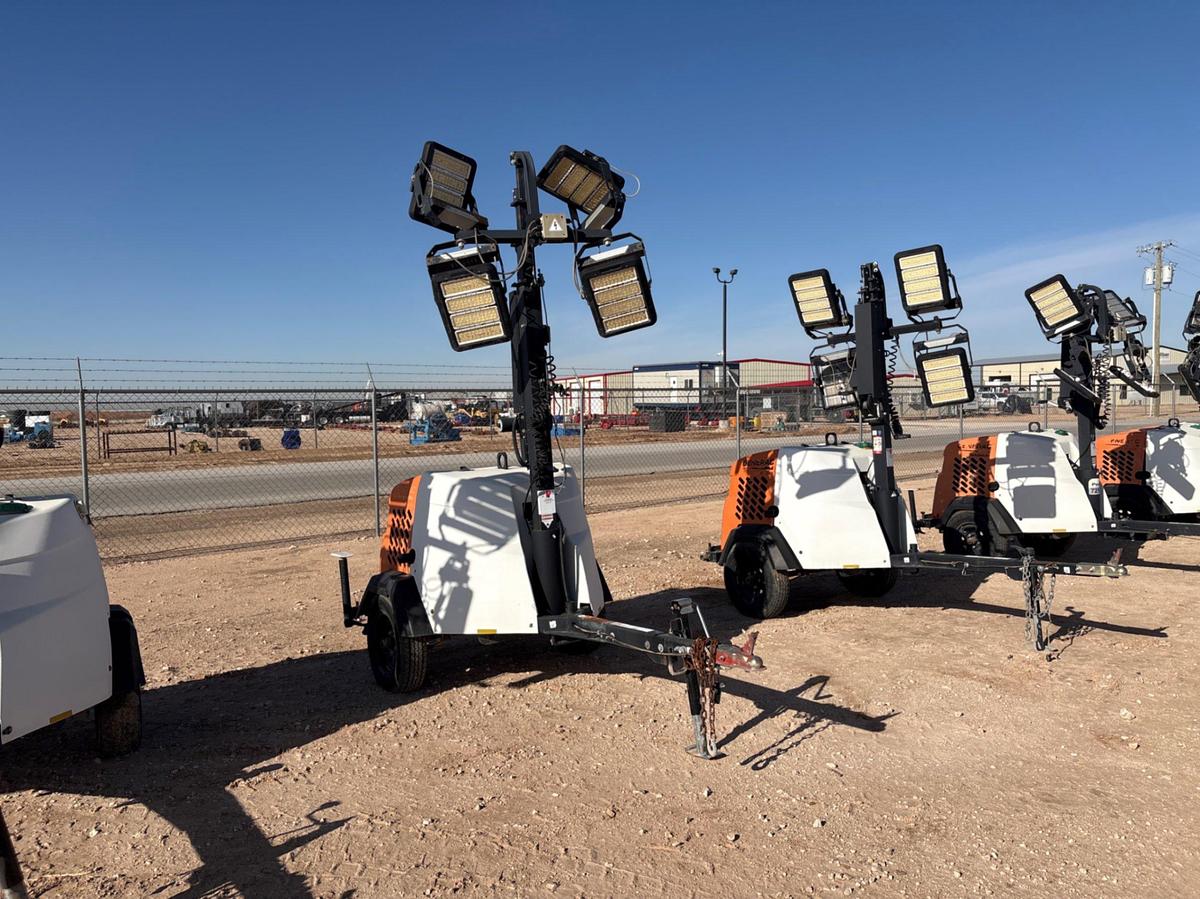 Used 2018 GENERAC  MLT6SMD 6KW S/A BUMPER PULL LED LIGHT TOWER