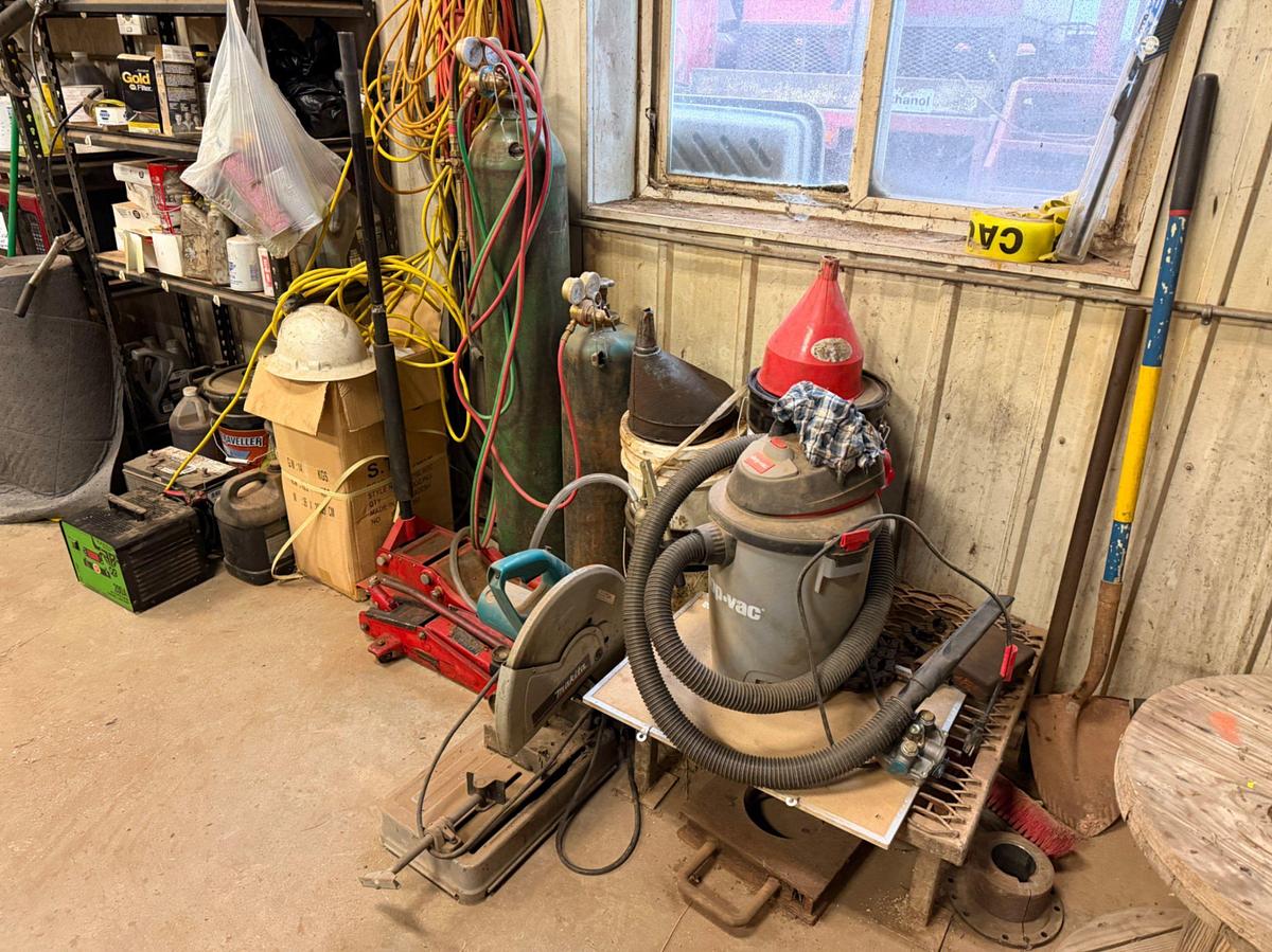 Used Contents of East Wall To Include: