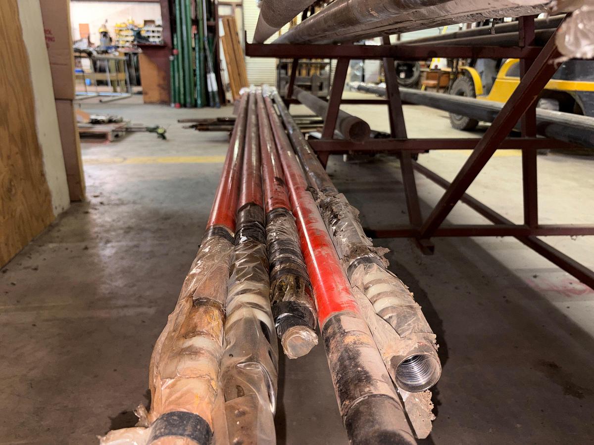 Used 2” x 1-1/2” x 10’ 42ND flex W/ 4 wiper, CS parts rod