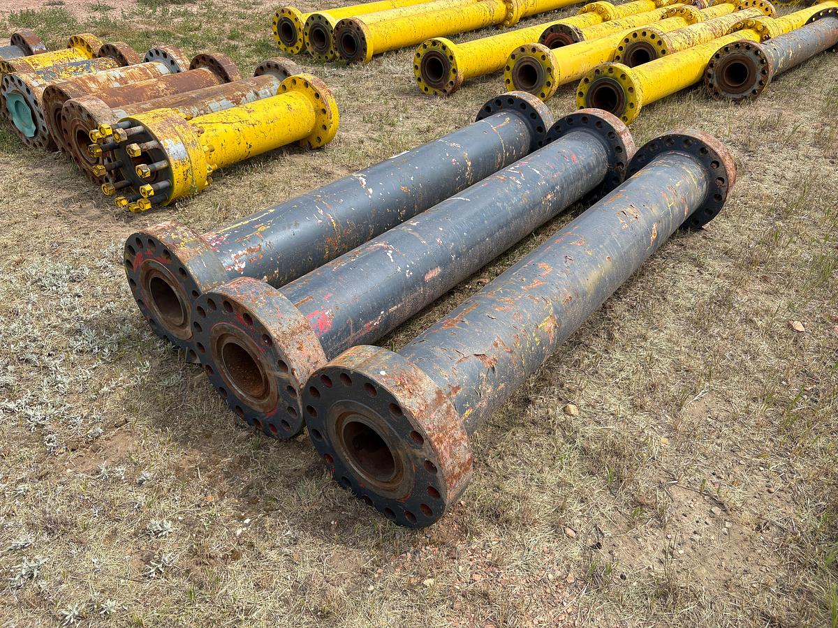 Used (3) 7-1/16” x 96” 15k spacer spools