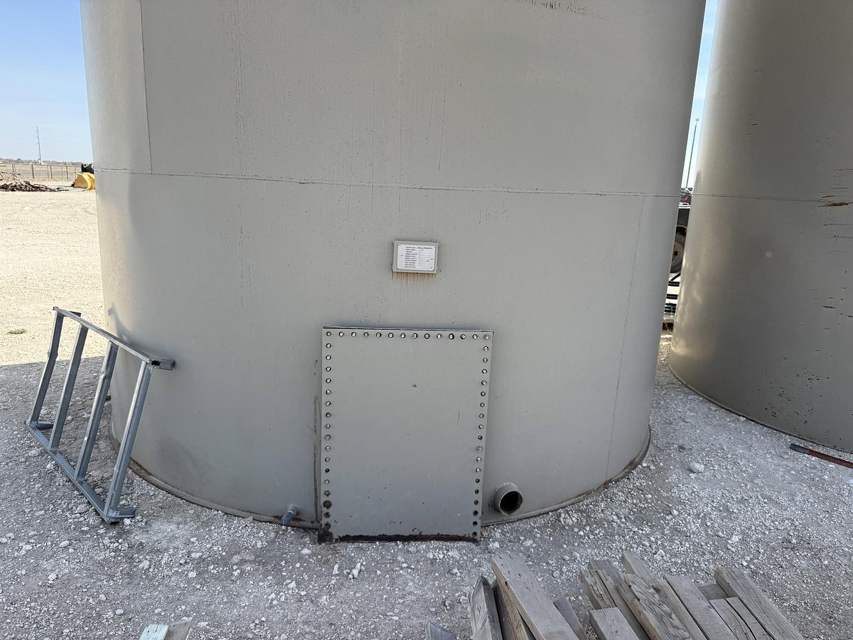 Used 2007 CRALL PRODUCTS 12’ DIA X 15’ H 300 BBL CRUDE OIL STORAGE TANK