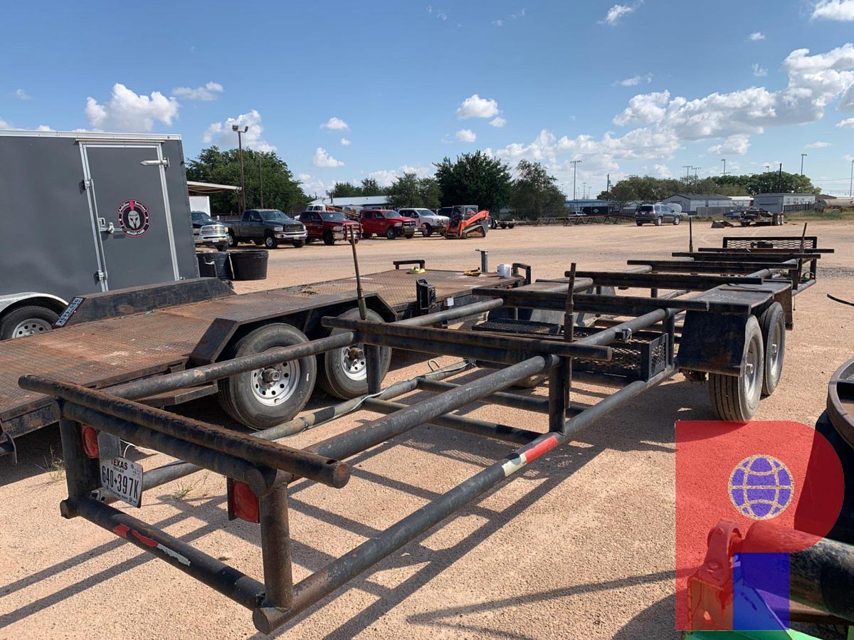 Used 31’ SHOP BUILT PIPE TRAILER