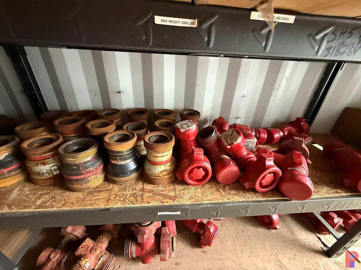 Used SHELF5- (7 X $) (NEW) 2” FIG 1502 TEES, (16) CROSSOVERS