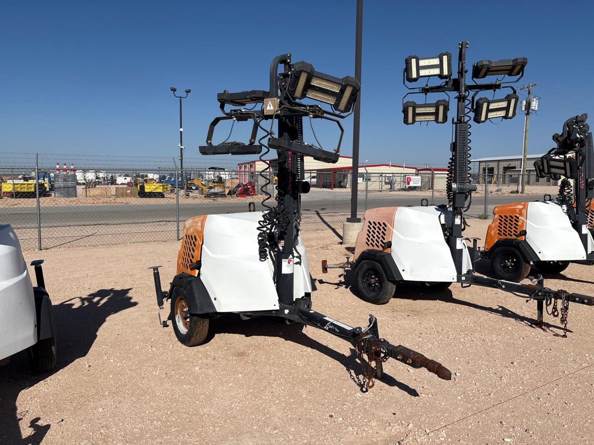 Used 2017 GENERAC MOBILE PRODUCTS MLT6SMDS 6KW S/A BUMPER PULL LIGHT TOWER