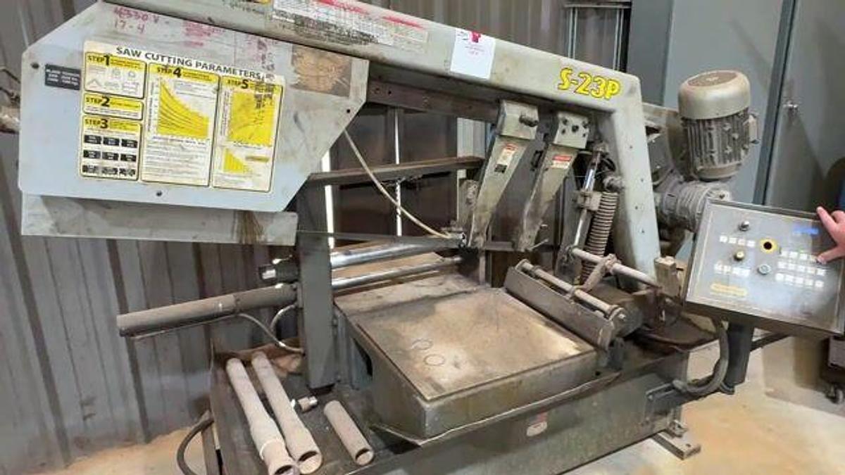 Used HYD MECH S-23P HORIZONTAL PIVOT BANDSAW